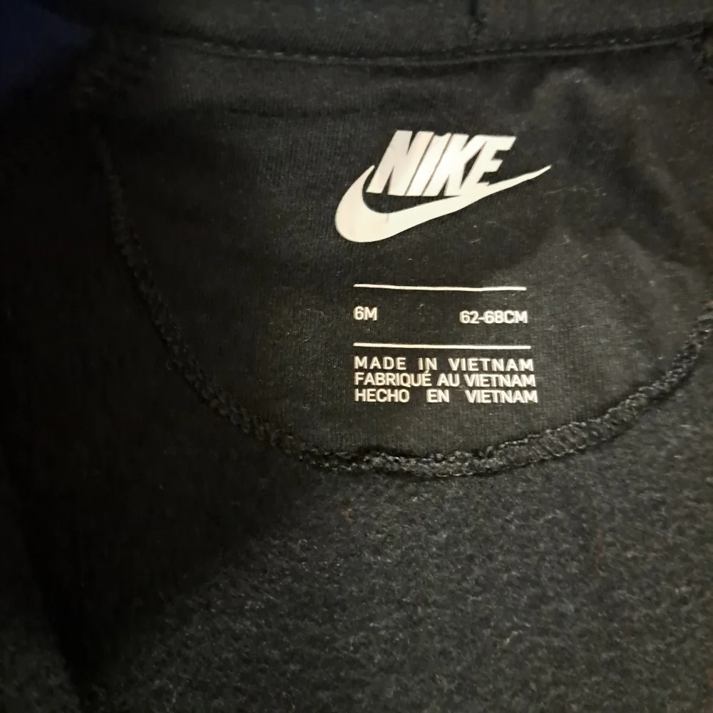 Nike Baby`s Futura Hooded Longsleeves Full Zipper One Piece Coverall Size 6M